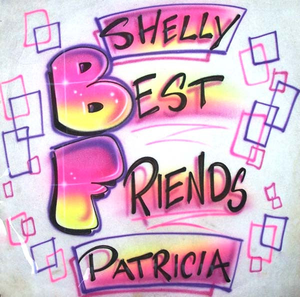 Airbrushed Best Friends Forever Personalized Shirt