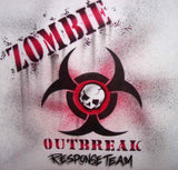 Zombie outbreak design by airbrush apparel