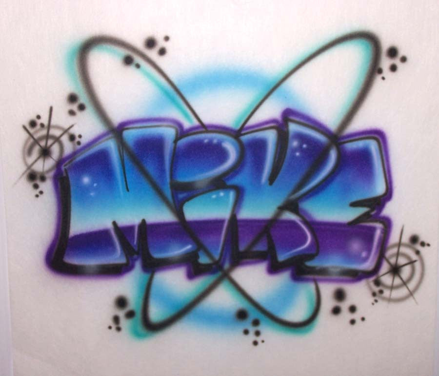 Party Favor or Gift! Airbrushed Graffiti Name Shirt.