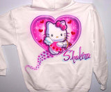 Hello Kitty Cupid Heart Personalized Hoodie