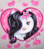 Hello Kitty Pin Up Airbrushed T-Shirt Sweatshirt design