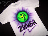 Zumba Airbrushed Custom Shirt Design